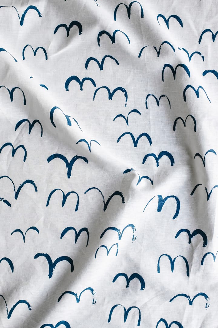 Bird fabric - White-blue - Fine Little Day