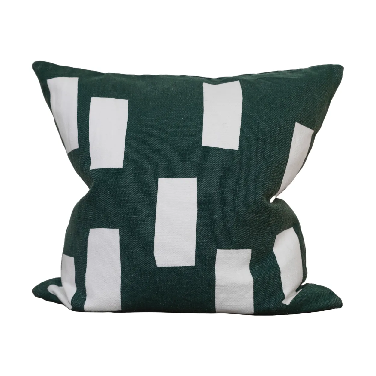 Fine Little Day Block cushion cover 48x48 cm Green | Scandinavian Design | Cushion covers | Green