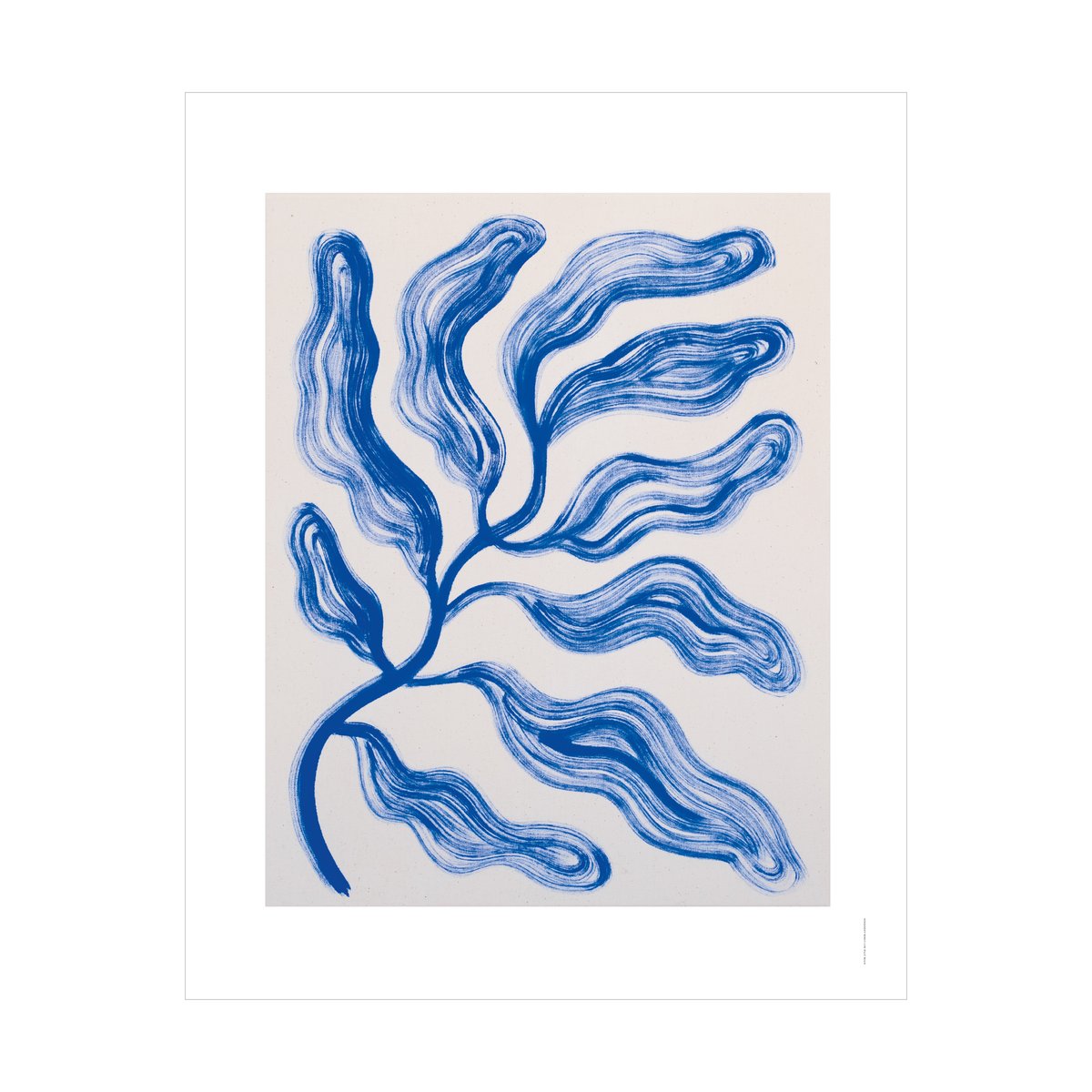 Fine Little Day Bloom 2 poster 40x50 cm | Scandinavian Design | Posters | Blue