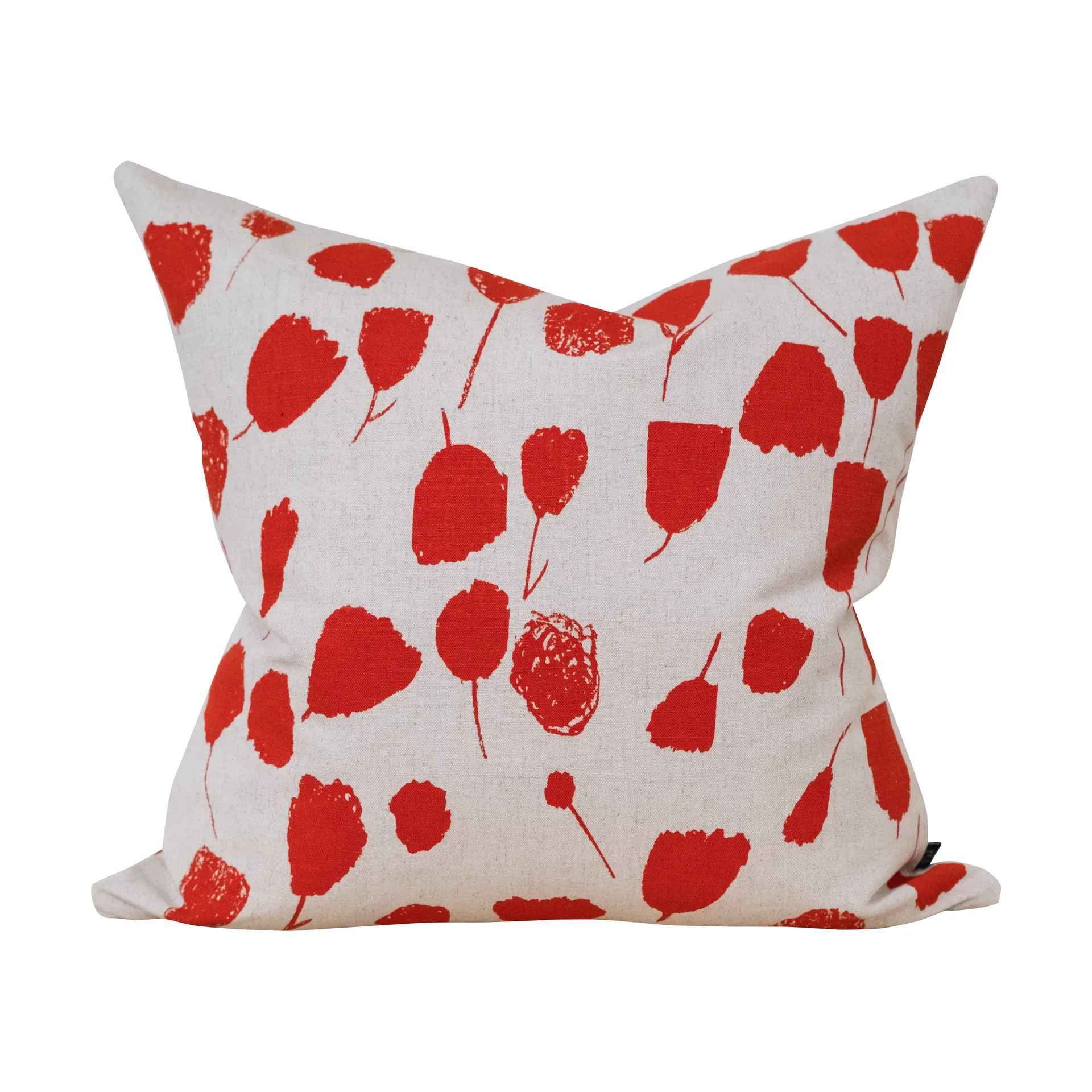Bouquet cushion cover 48x48 cm, Nature-poppy red Fine Little Day