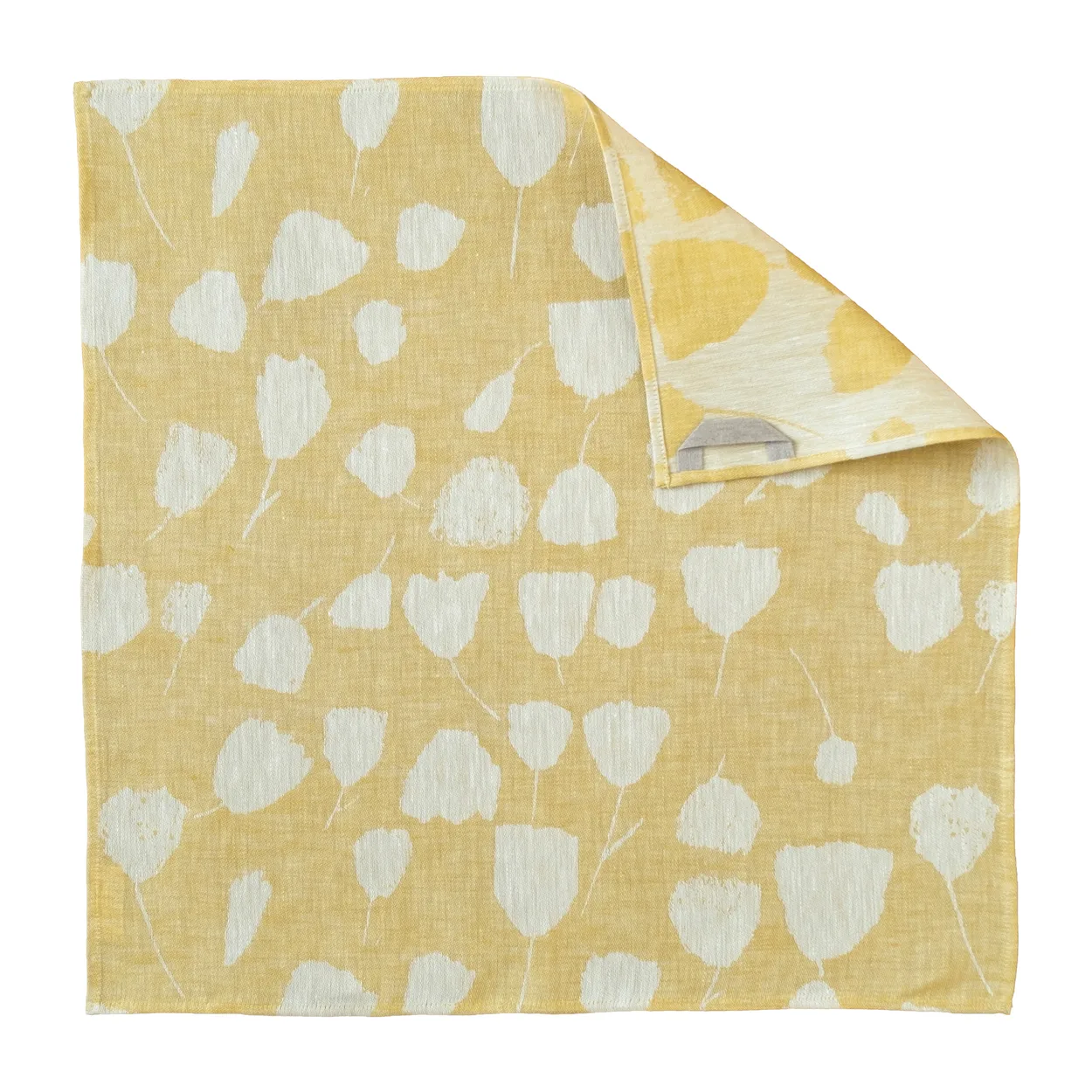 Fine Little Day Bouquet kitchen towel 58x58 cm Yellow-white