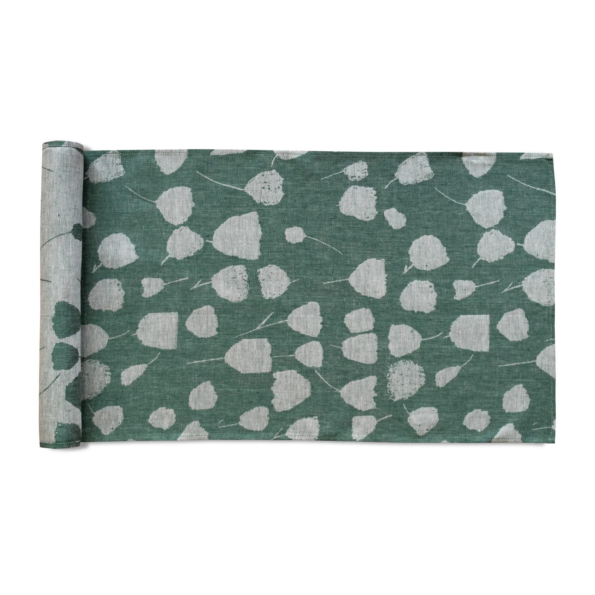 Bouquet tablerunner 150x45 cm, Green-white Fine Little Day