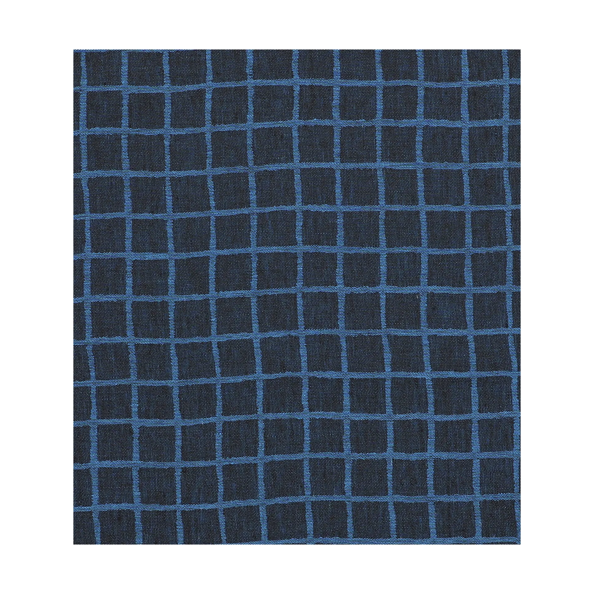Checkered fabric, Blue-black Fine Little Day