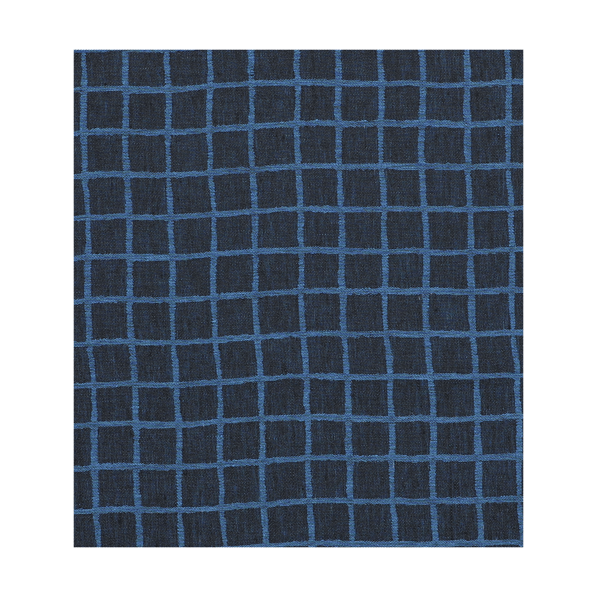 Fine Little Day Checkered fabric Blue-black | Scandinavian Design | Fabric by the metre | Blue