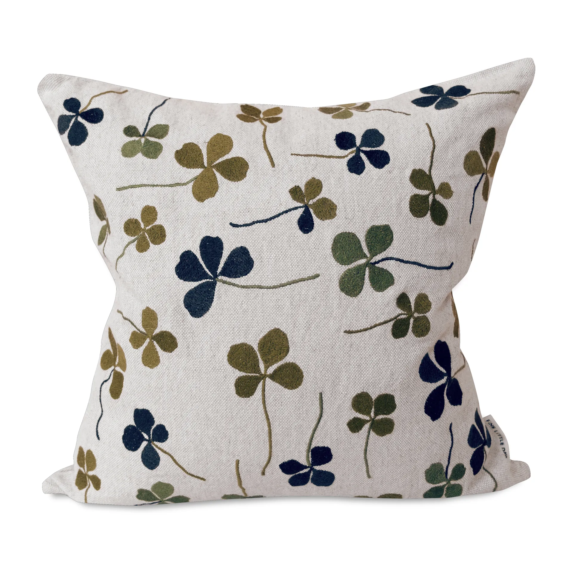 Clover pillowcase 48x48 cm, Green-nature Fine Little Day