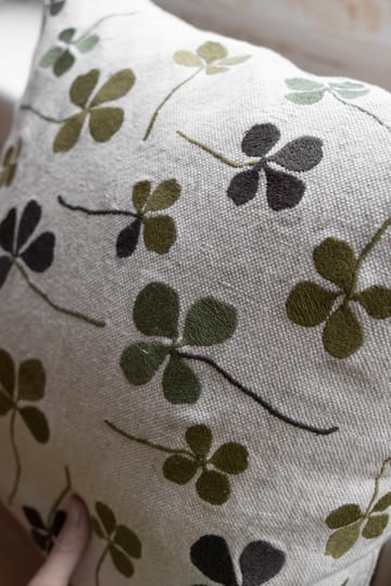 Clover pillowcase 48x48 cm - Green-nature - Fine Little Day