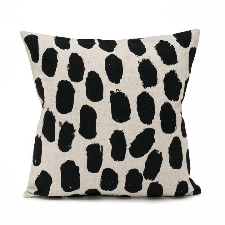 Dots cushion cover 48x48 cm - beige-black - Fine Little Day