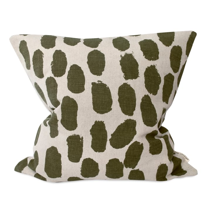 Dots cushion cover 48x48 cm - beige-olive green - Fine Little Day