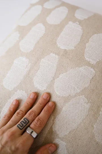 Dots cushion cover 48x48 cm - White-natural - Fine Little Day