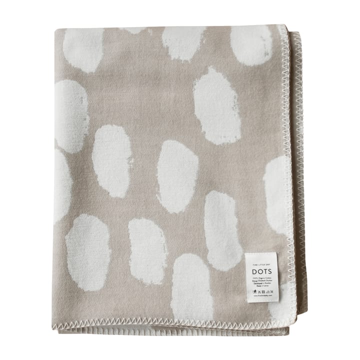 Dots throw 140x180 cm - Beige - Fine Little Day