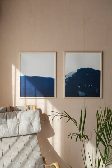 Dyeforindigo ocean 1 poster 40x50 cm - Blue-white - Fine Little Day