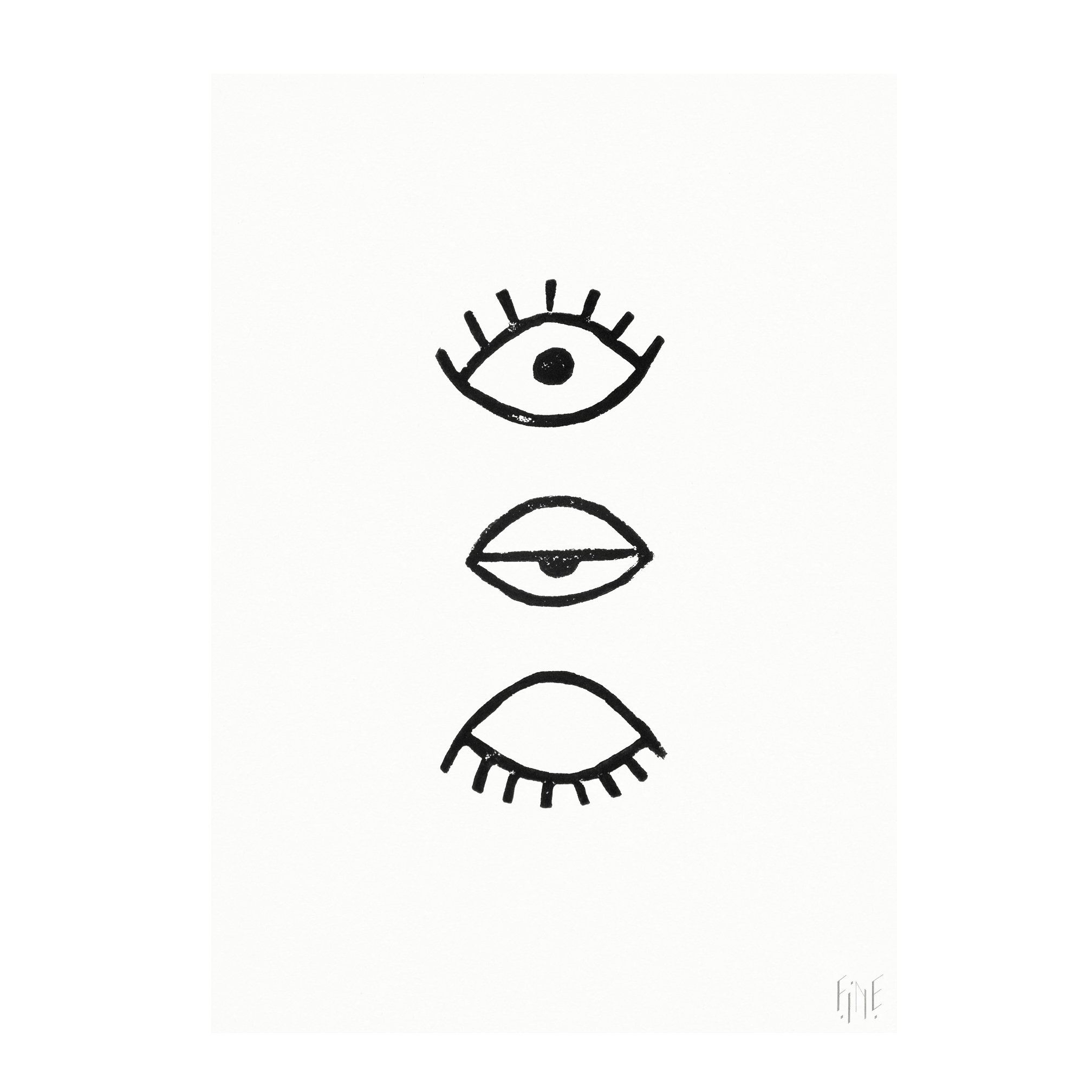 Eye Eye poster from Fine Little Day - NordicNest.com