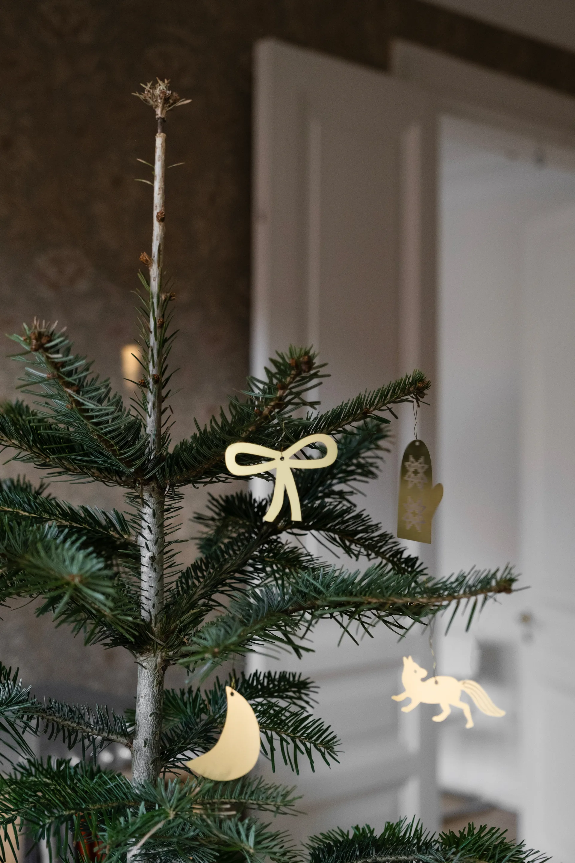 Fine Little Day Christmas decoration Moon, Brass Fine Little Day