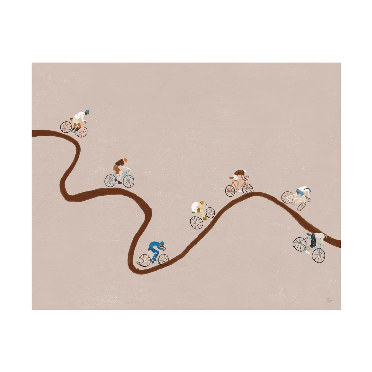 Fine Little Day Giro poster Beige, 50x40 cm | Scandinavian Design | Posters | Beige