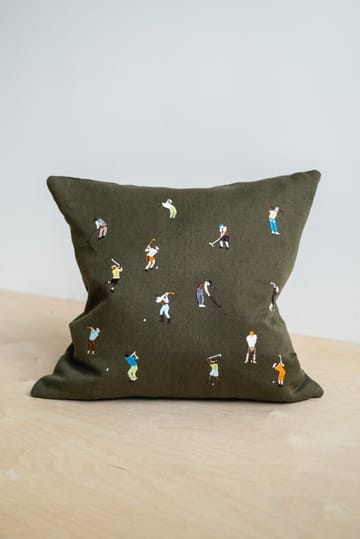 Golfers pillowcase 48x48 cm - Green - Fine Little Day
