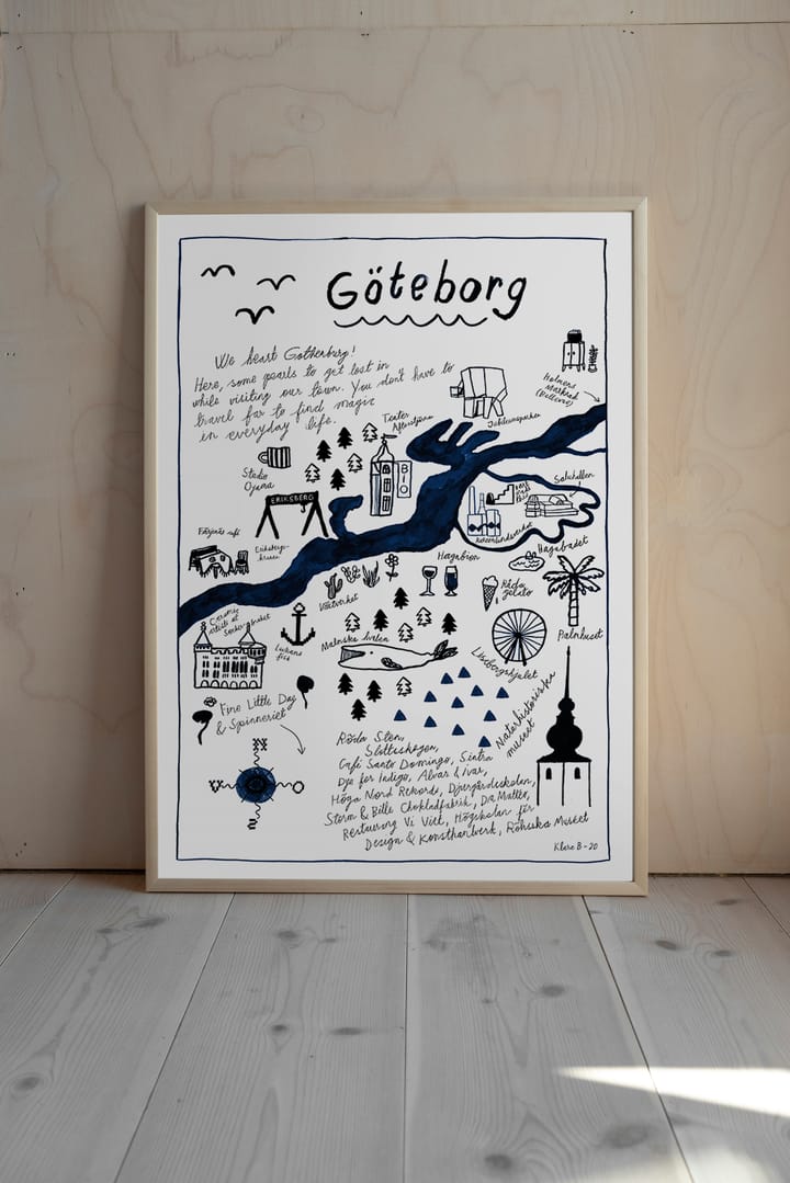 Göteborg poster - 50x70 cm - Fine Little Day