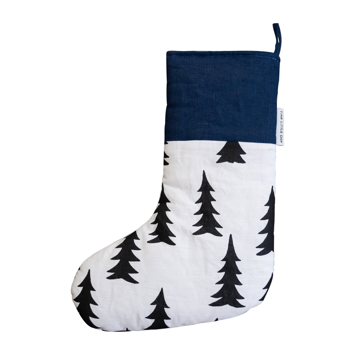 Fine Little Day Gran Christmas stocking 40 cm Black-blue-white