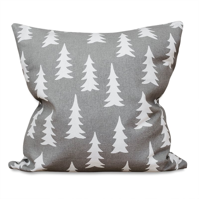 Fine Little Day Gran cushion cover grey-white | Scandinavian Design | Cushion covers | Grey