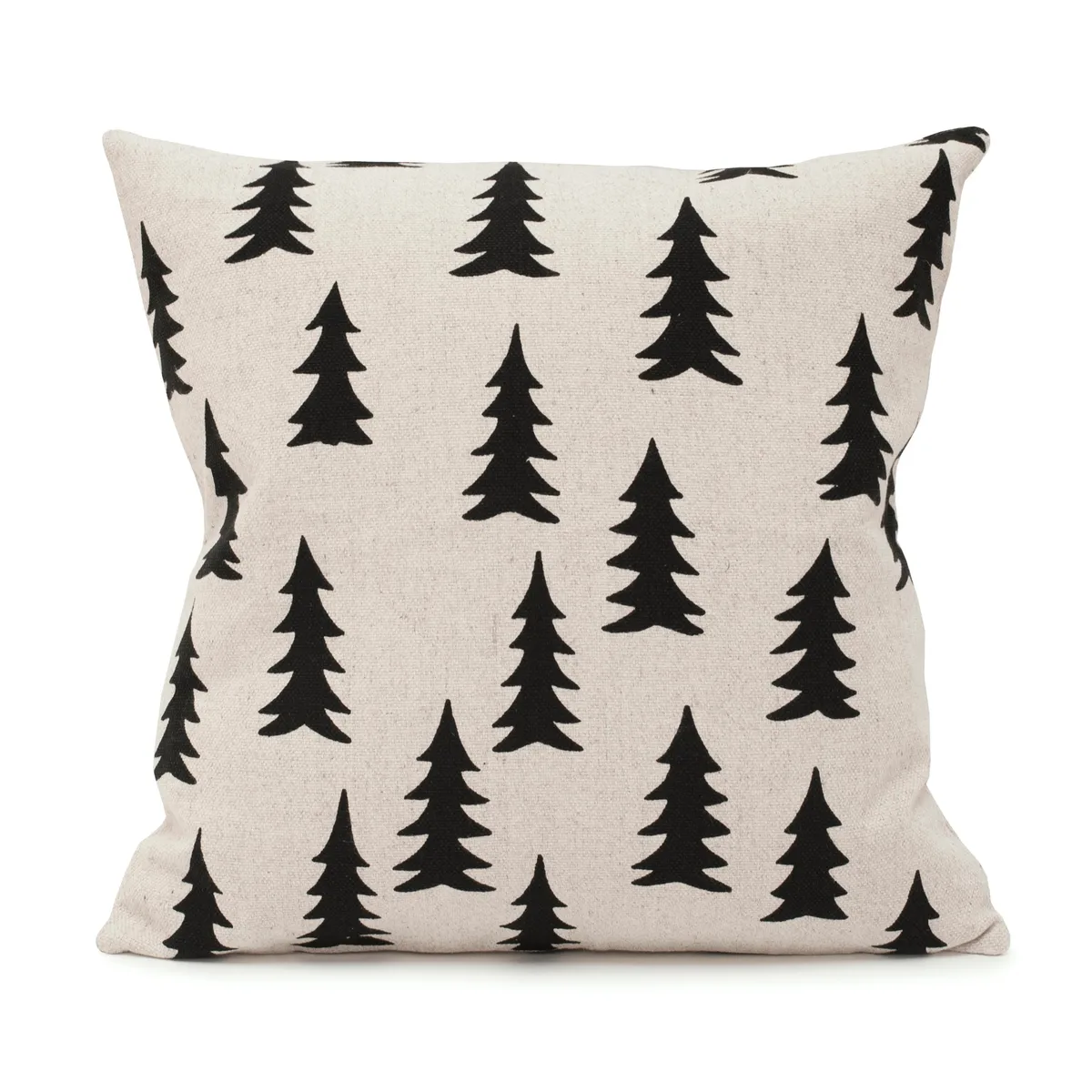 Fine Little Day Gran cushion cover half-linen black