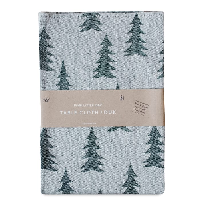 Gran jacquard-woven table cloth 147x250 cm - green-grey - Fine Little Day