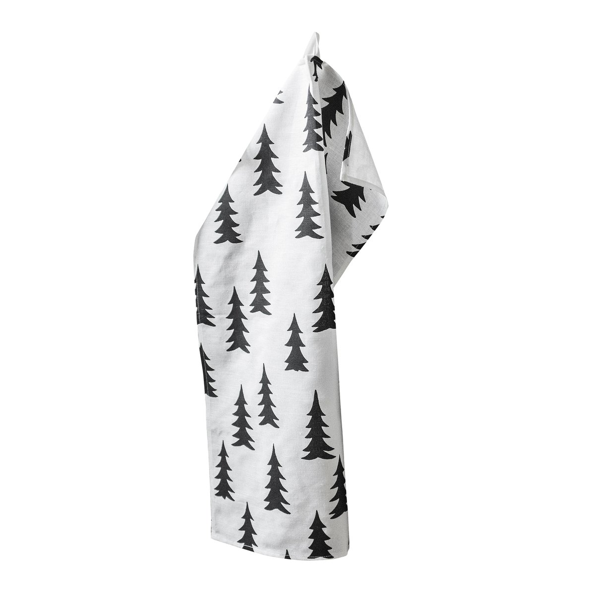 Fine Little Day Gran kitchen towel white-black | Scandinavian Design | Kitchen tea towels | Black