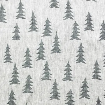 Gran linen fabric - dark green-white - Fine Little Day