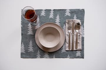 Gran placemat 37x47 cm - Green-white - Fine Little Day