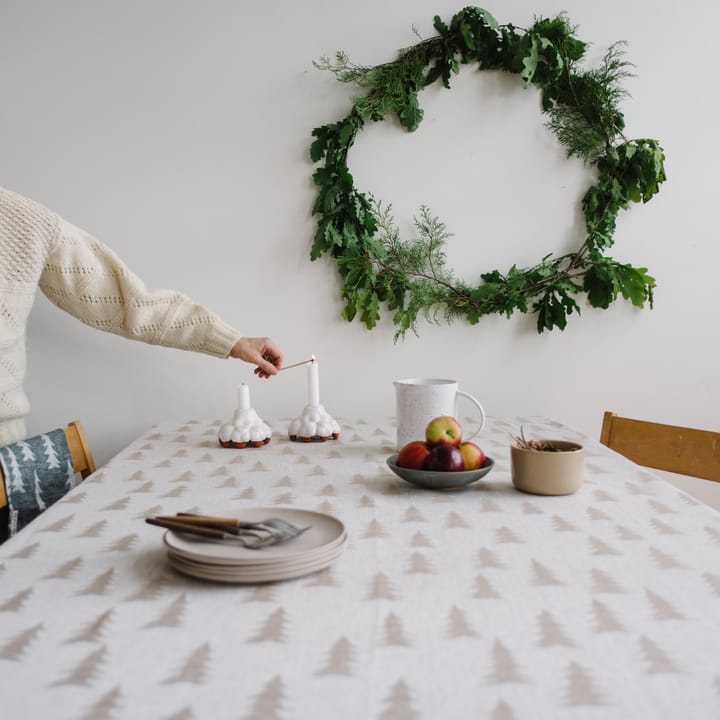 Gran table clothlinen 147x147 cm, sand Fine Little Day