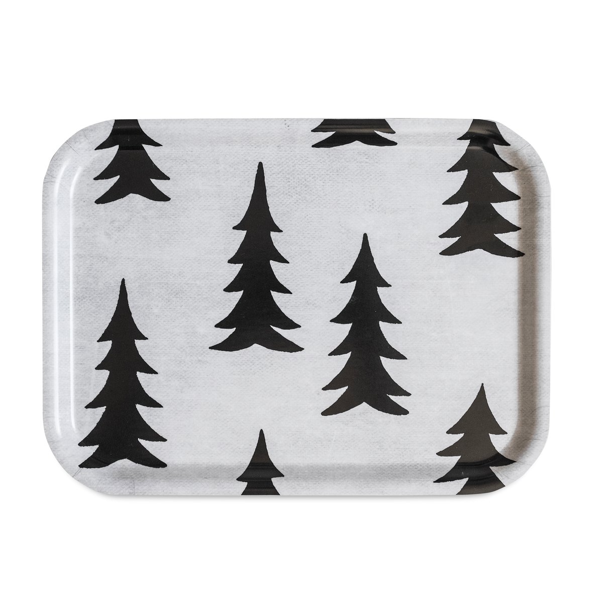 Fine Little Day Gran tray 20x27 cm black and white | Scandinavian Design | Trays | White