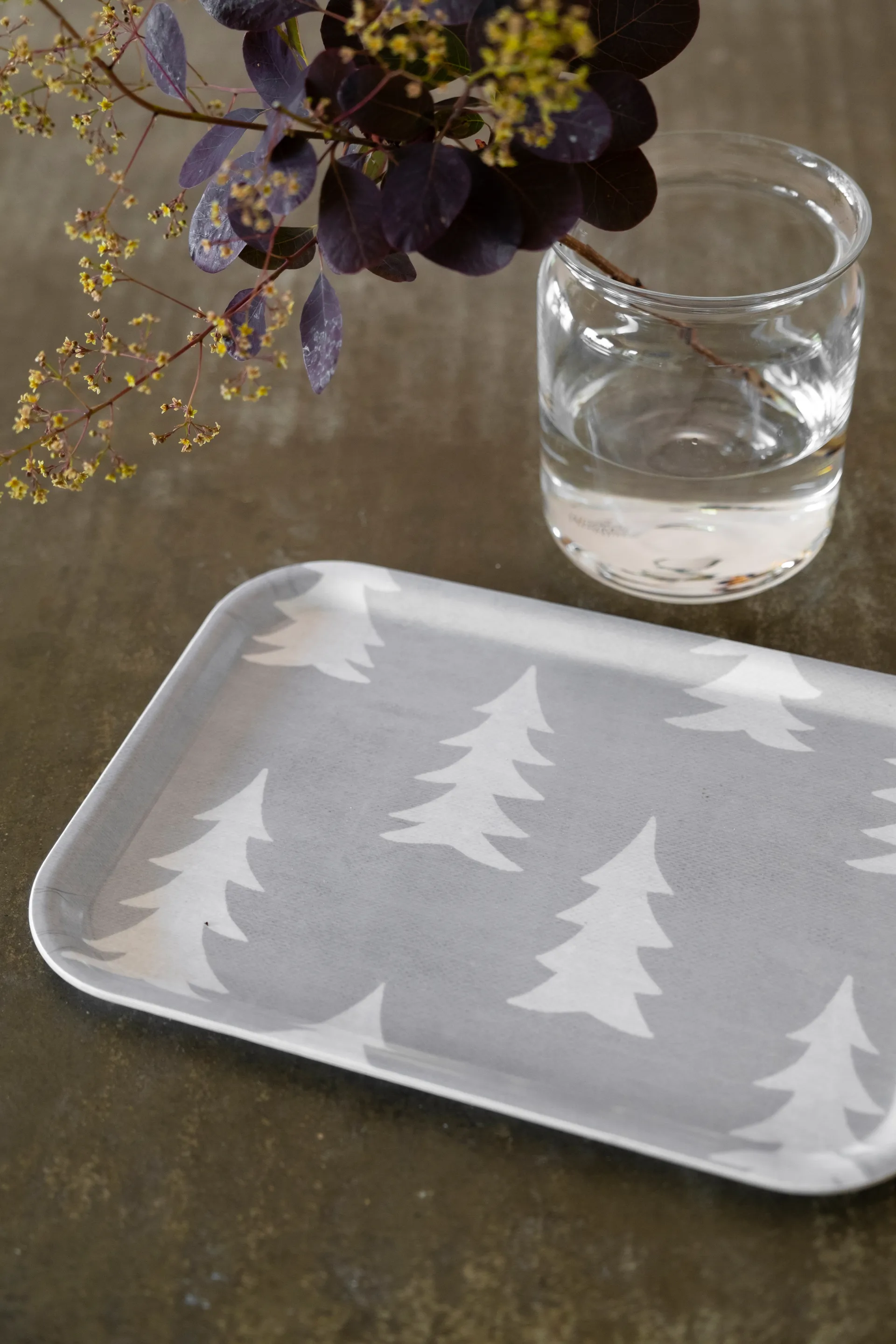 Gran tray 20x27 cm, grey-white Fine Little Day