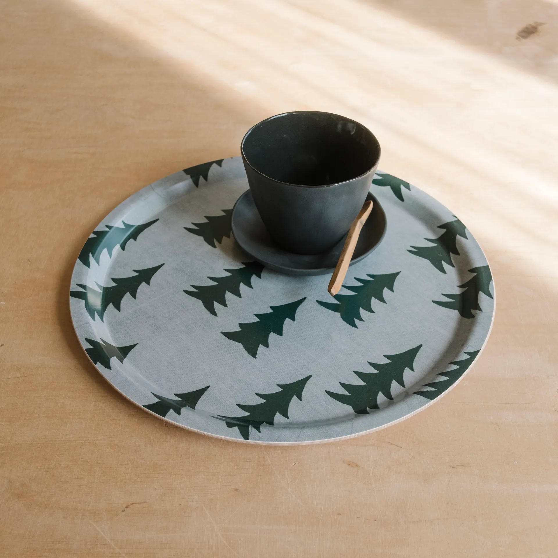 Gran tray 31 cm, Green Fine Little Day