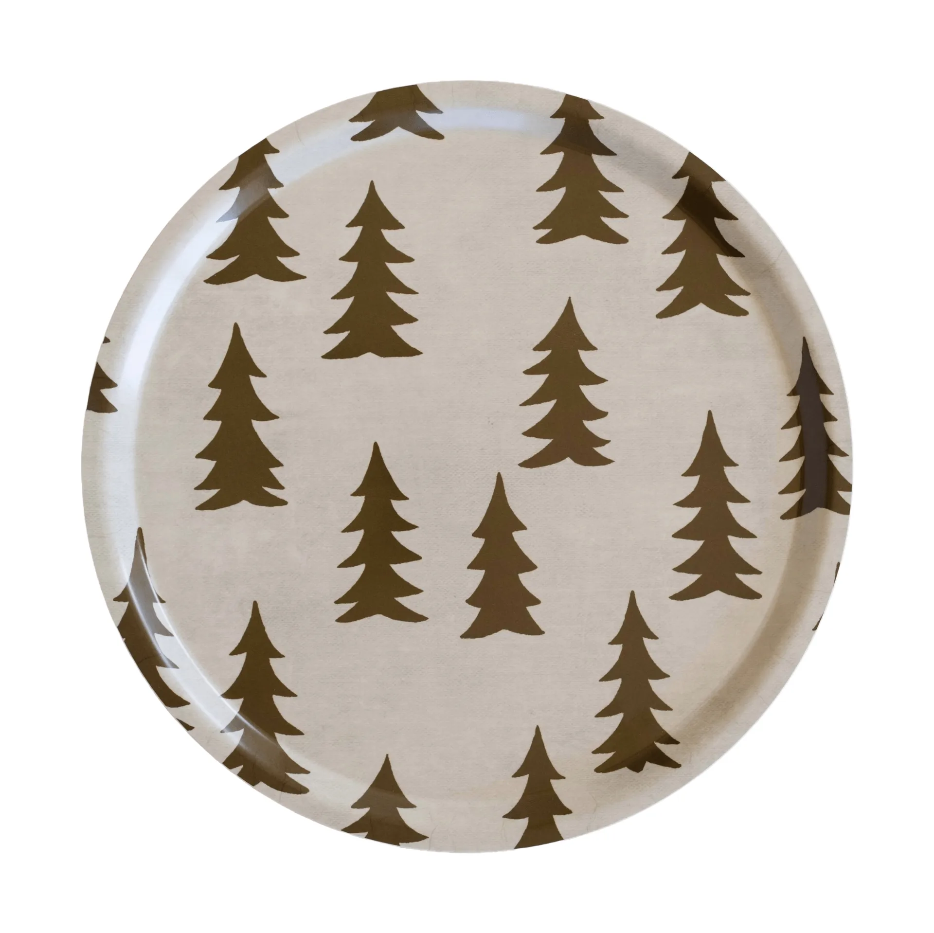 Gran tray, Brown, Ø38 cm Fine Little Day
