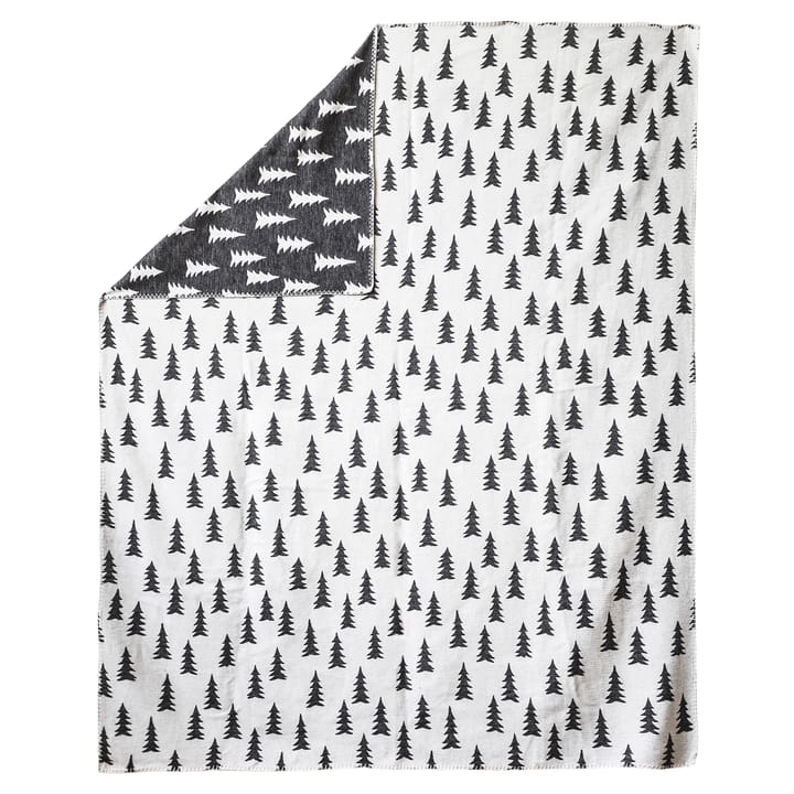 Gran woven blanket 140x180 cm - black and white - Fine Little Day