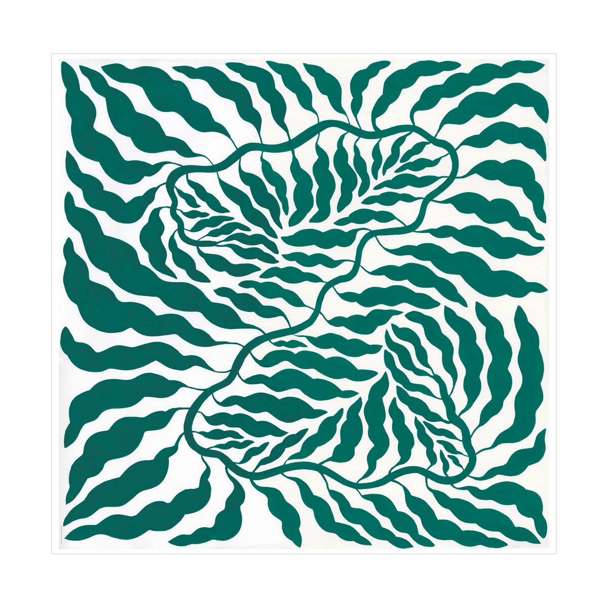 Fine Little Day Green poster 70x70 cm | Scandinavian Design | Posters | Green
