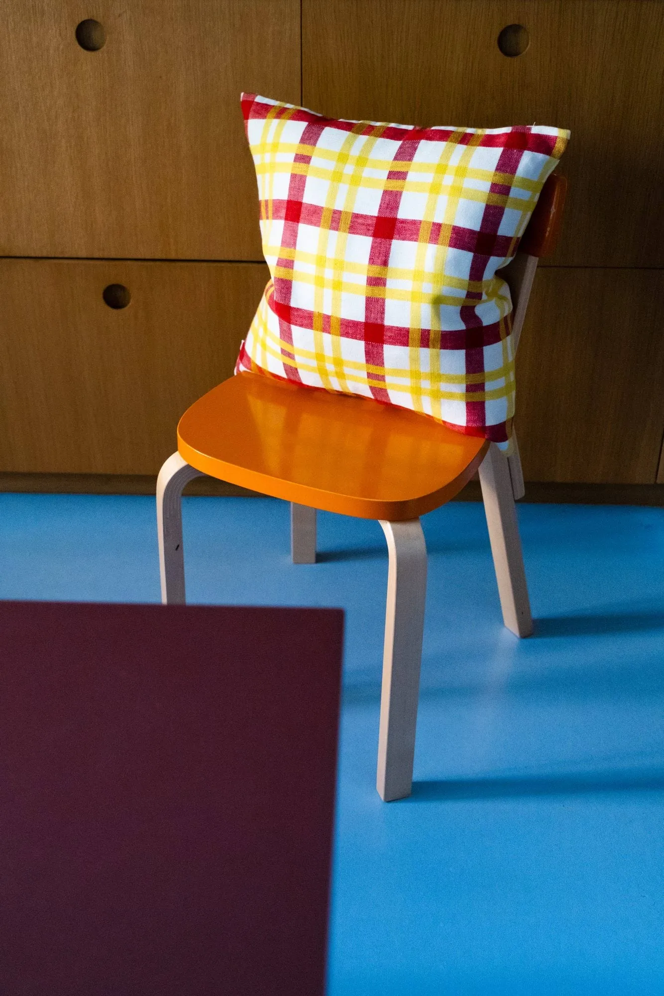 Grid cushion cover, Yellow, 38x58 cm Fine Little Day