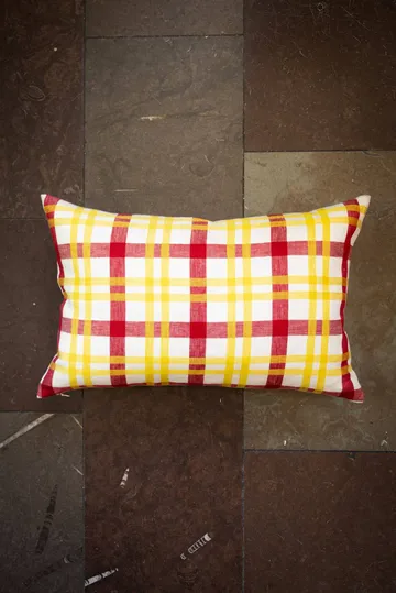 Grid cushion cover - Yellow, 45x45 cm - Fine Little Day