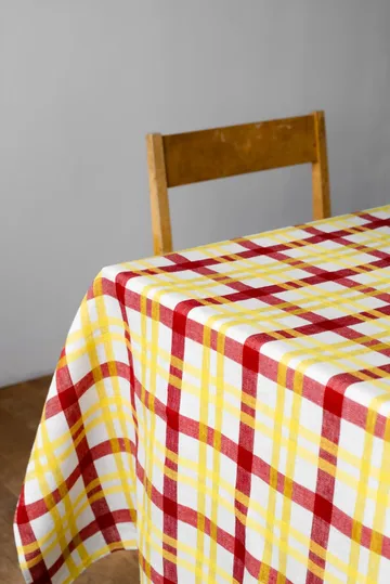 Grid tablecloth - Yellow, 147x147 cm - Fine Little Day