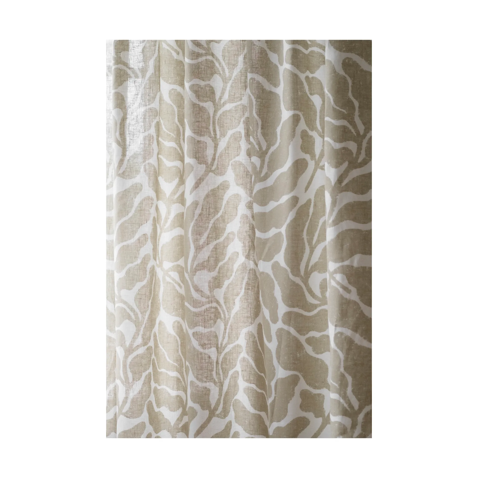 Leaves curtain length 147x250 cm, Sand Fine Little Day