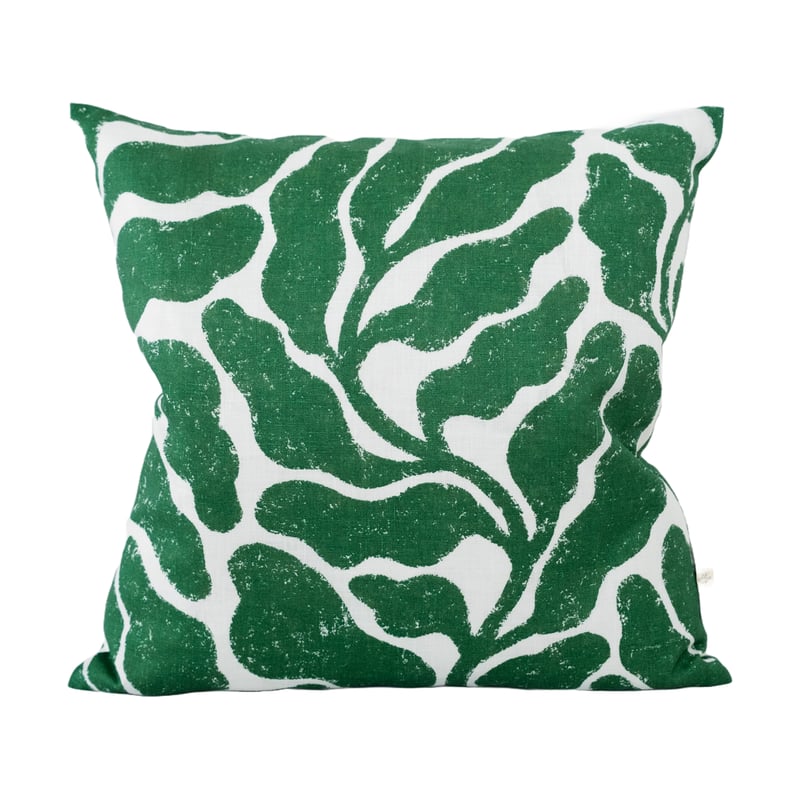 Fine Little Day Leaves cushion cover 48x48 cm Green