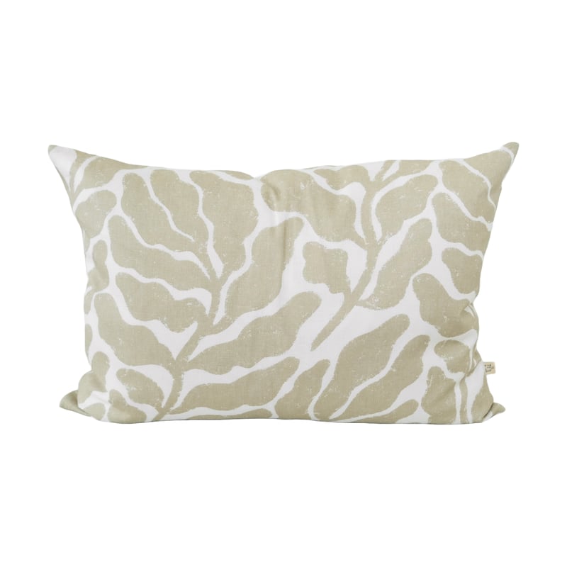 Fine Little Day Leaves cushion cover 48x68 cm Sand