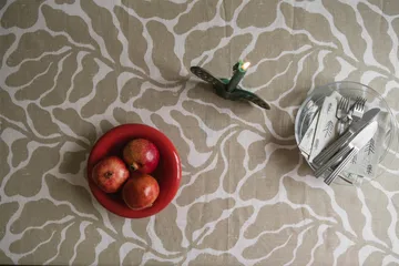 Leaves tablecloth - Sand, 149x250 cm - Fine Little Day