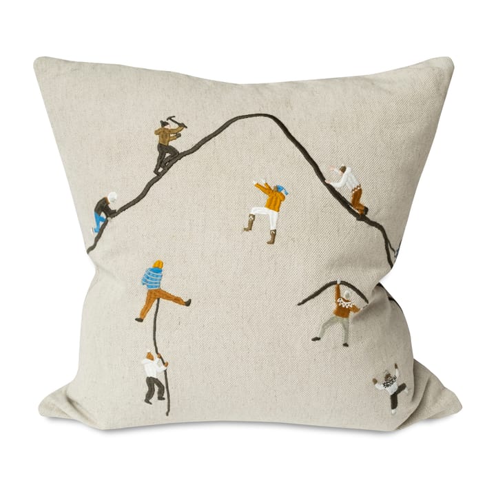 Mountain climbers pillowcase 48x48 cm - Natural - Fine Little Day