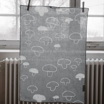 Mushroom kitchen towel linen - grey - Fine Little Day
