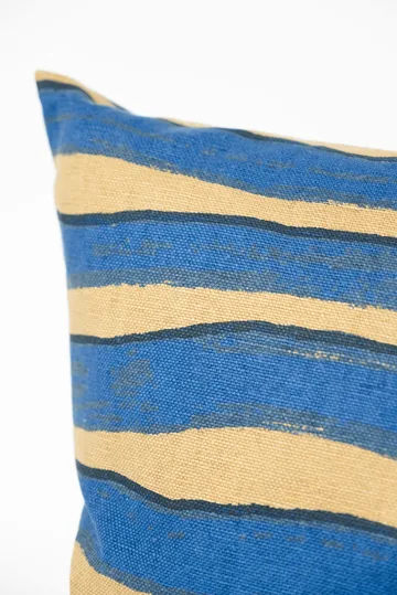 Rand pillowcase - Brown-blue, 48x68 cm - Fine Little Day