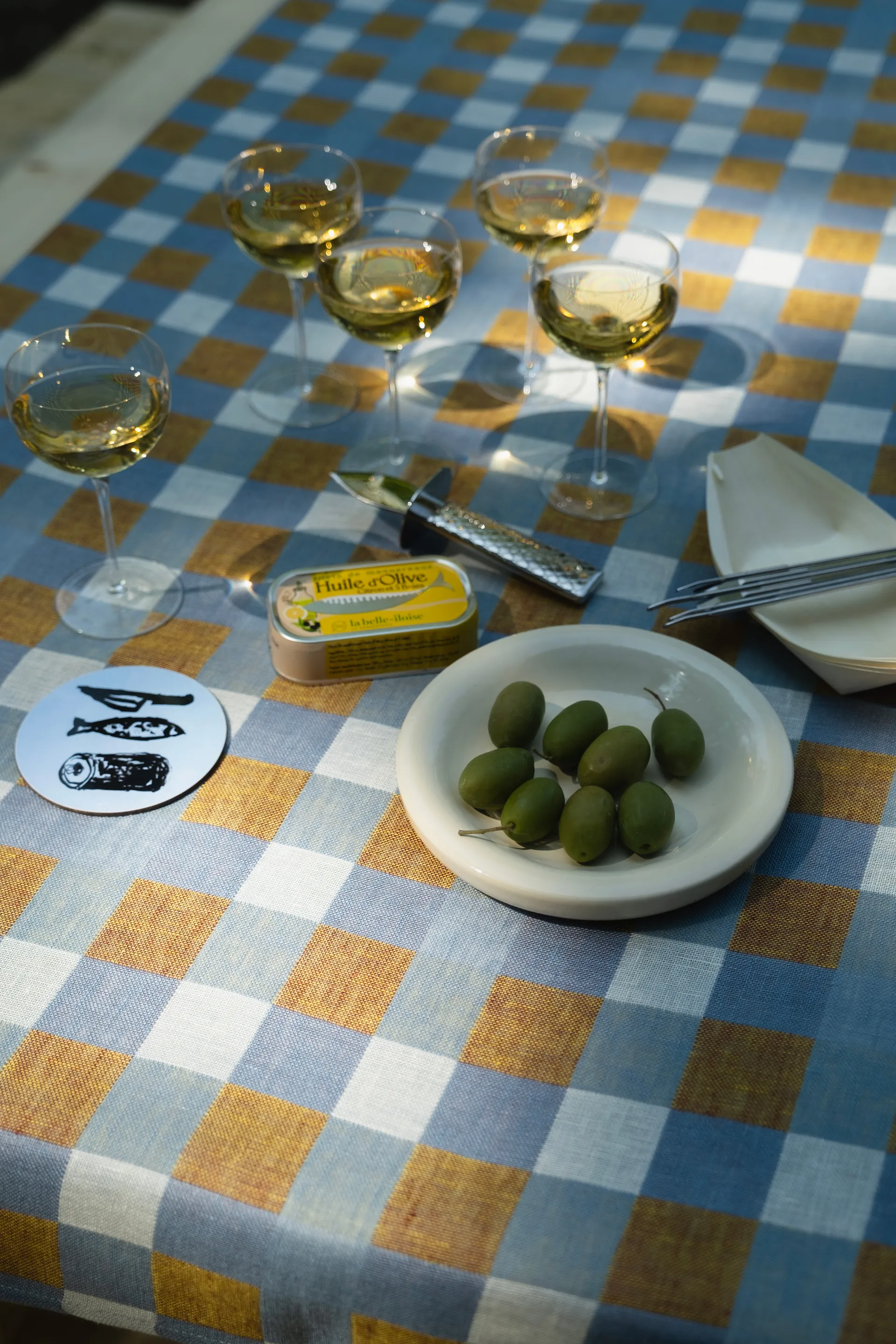 Rutan tablecloth 147x250 cm, Oat Fine Little Day