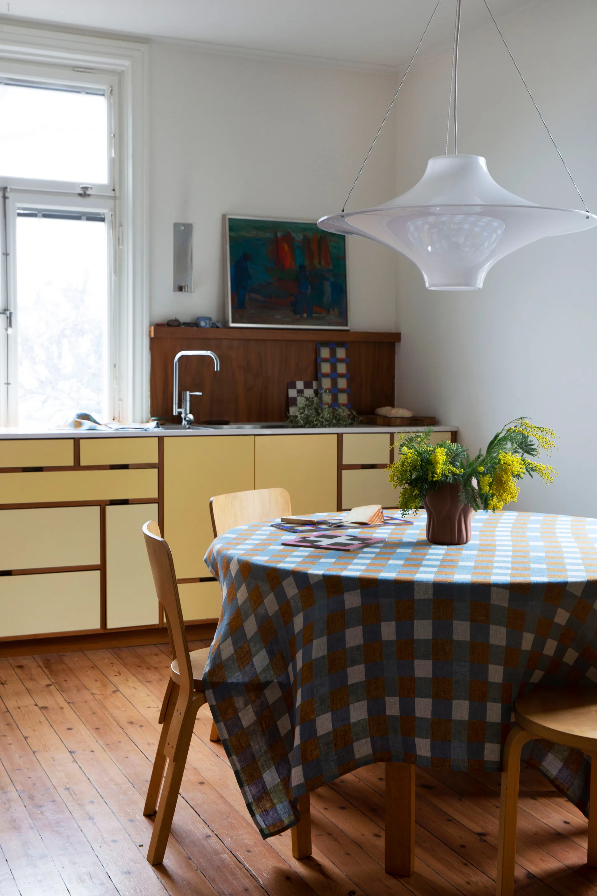 Rutan tablecloth 147x250 cm, Oat Fine Little Day