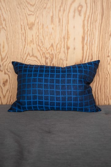 Rutig cushion cover 48x68 cm - Blue-black - Fine Little Day