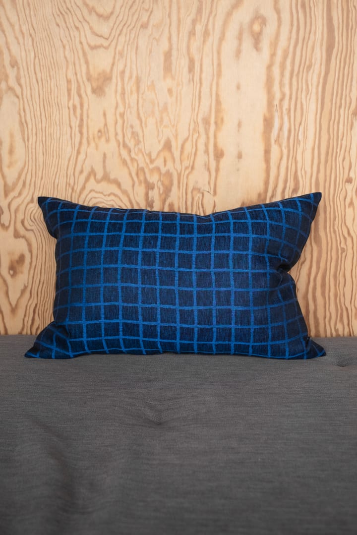 Rutig cushion cover 48x68 cm - Blue-black - Fine Little Day