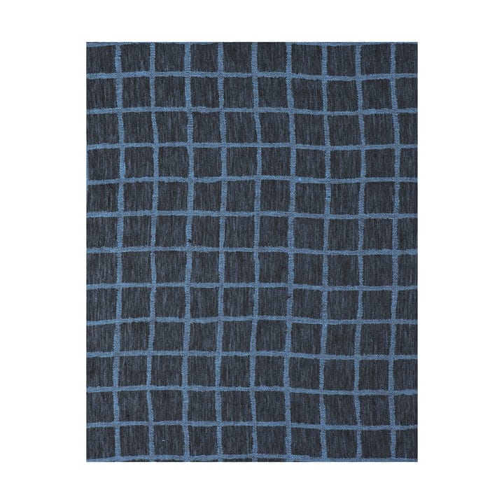 Rutig jacquard-woven table cloth 147x147 cm - Blue-black - Fine Little Day