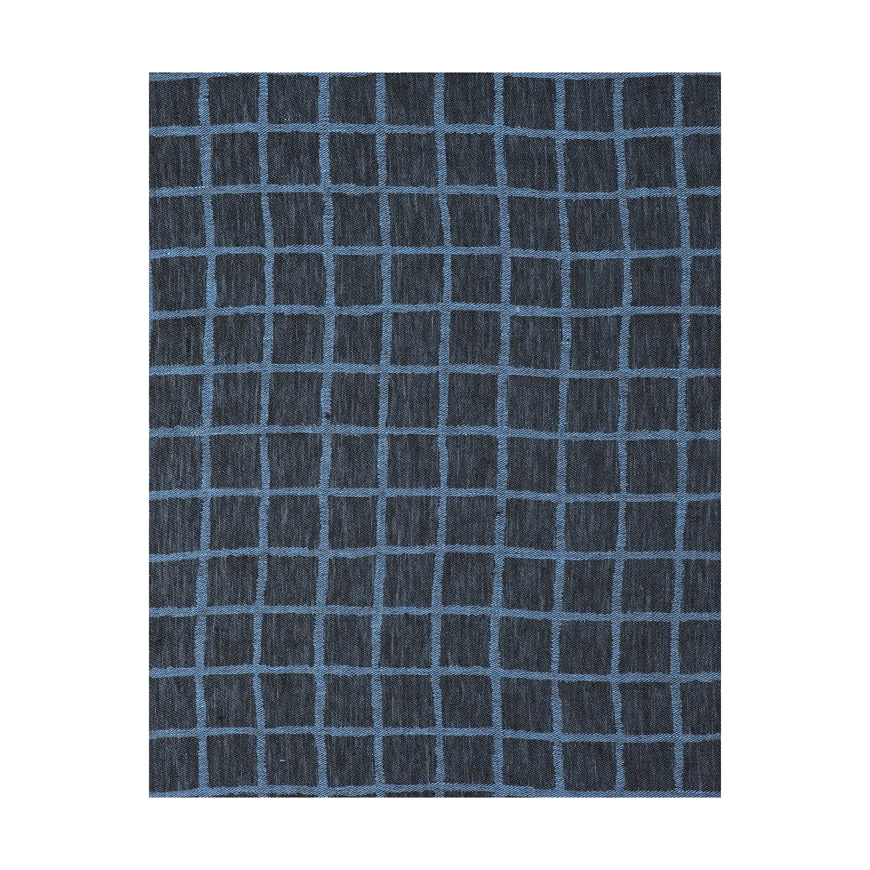 Fine Little Day Rutig jacquard-woven table cloth 147x147 cm Blue-black